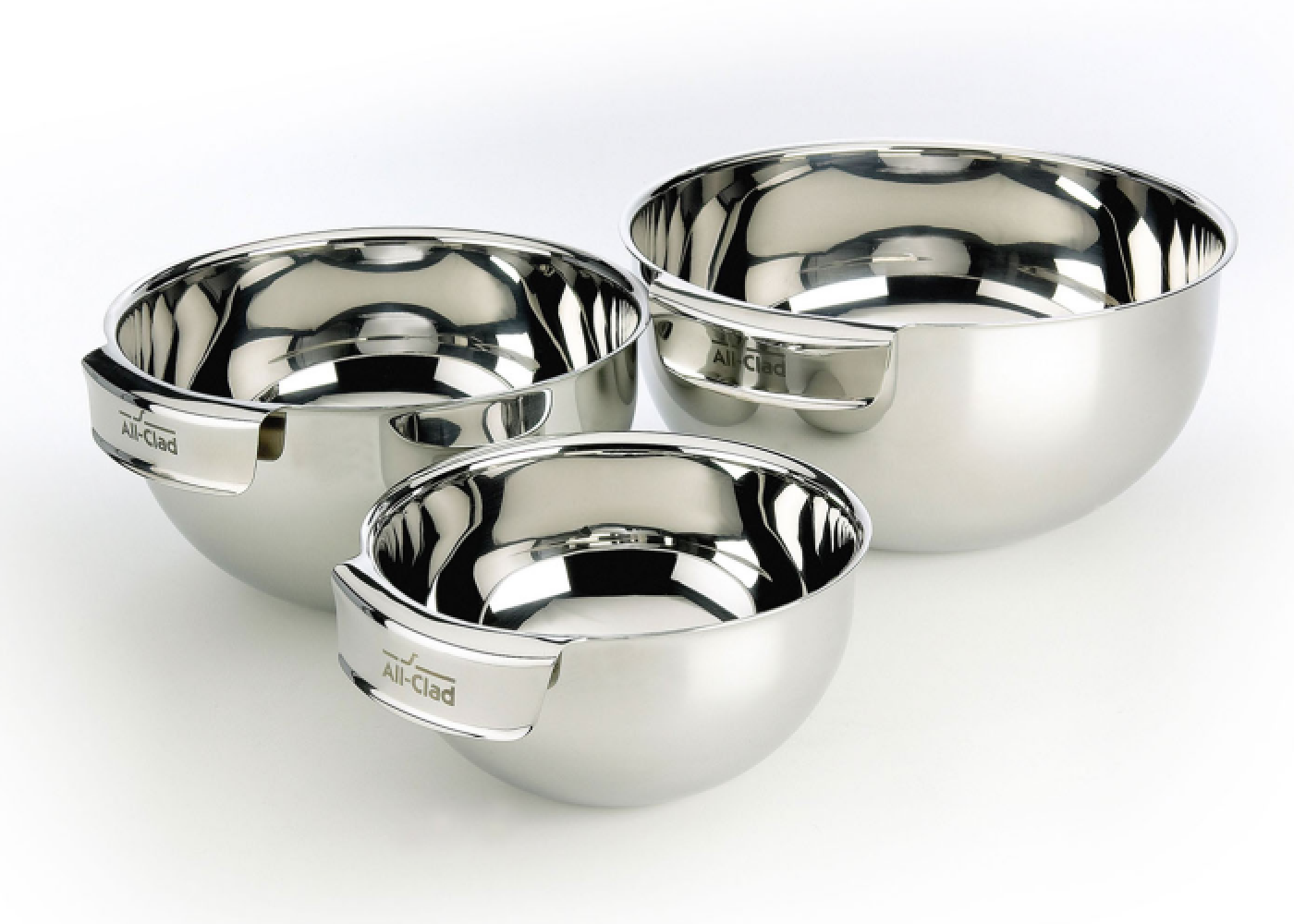 Stainless Steel 3 Piece Mixing Bowl Set